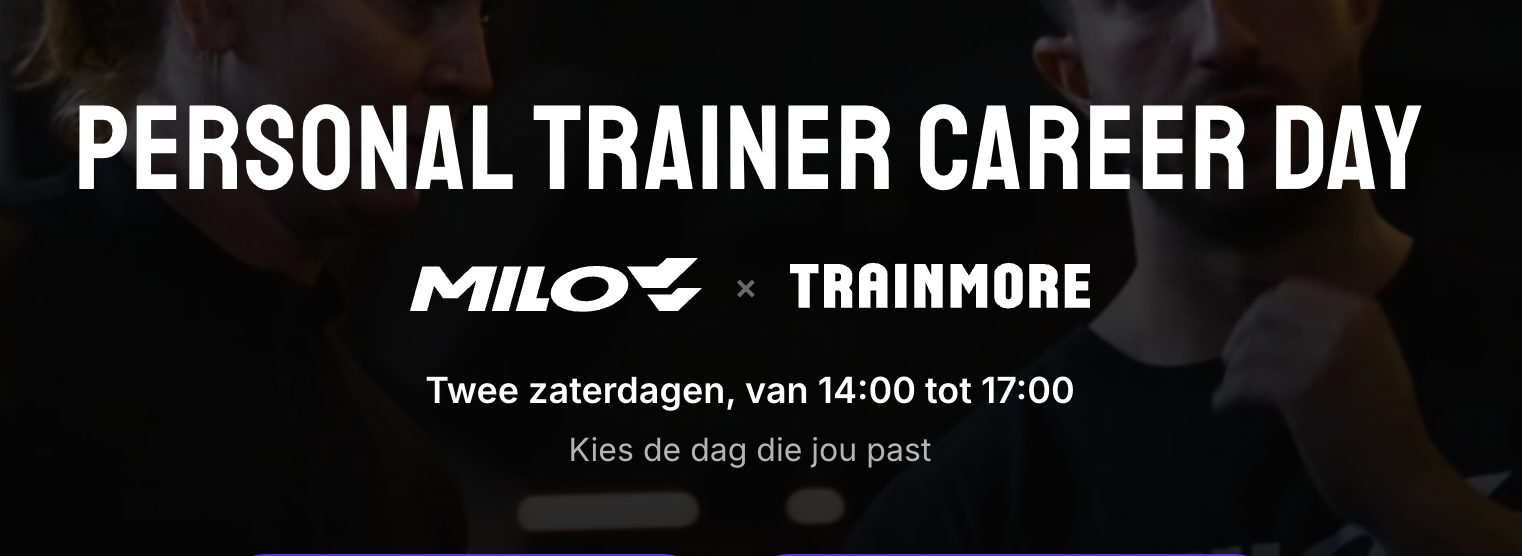 Milo x TrainMore - Personal Trainer Career Day